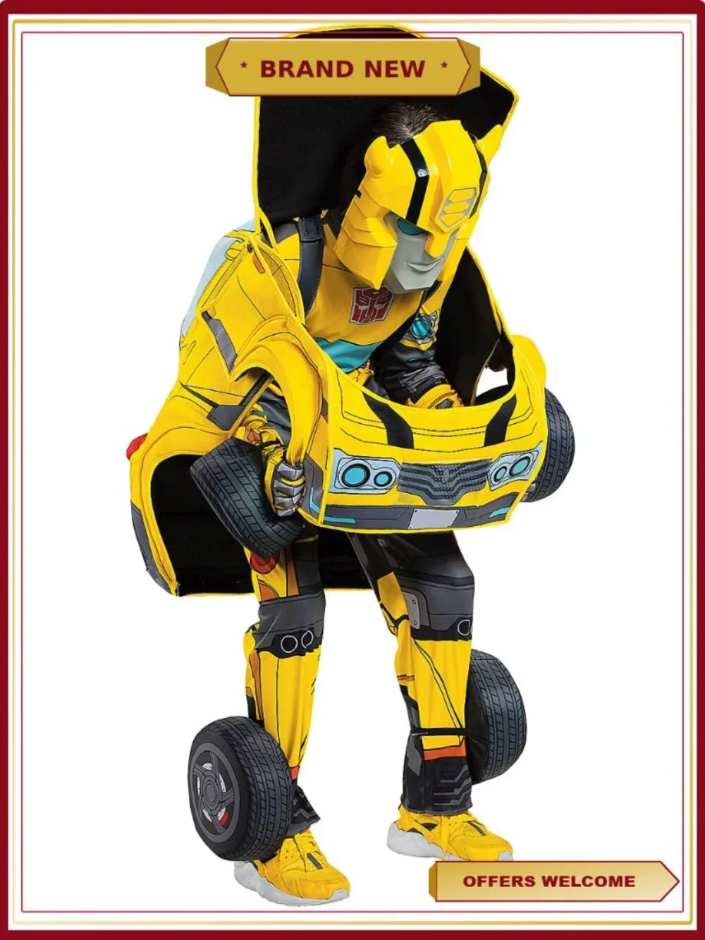 Bumblebee Transforming Costume Child Small 4-6